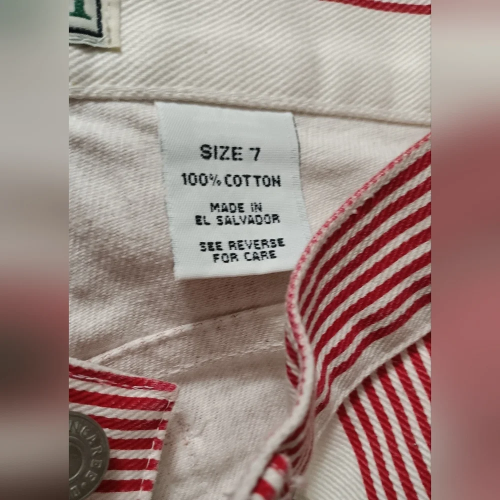 🔥 VINTAGE 90s GRAIL: Skoozi Candy Striped "Mom" Shorts - Picture 3 of 8